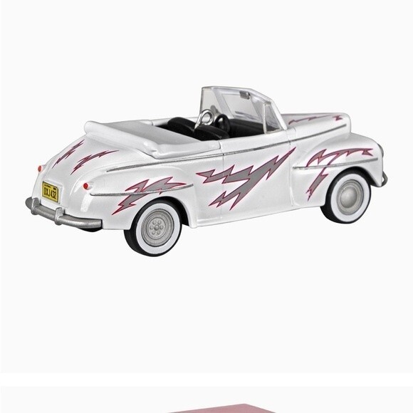 2022 Hallmark Greased Lightning 1948 Ford Deluxe Convertible Grease Ornament - Picture 4 of 5